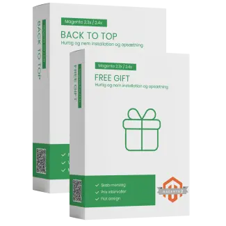 Magento2 bundle  Freegift + Back to top