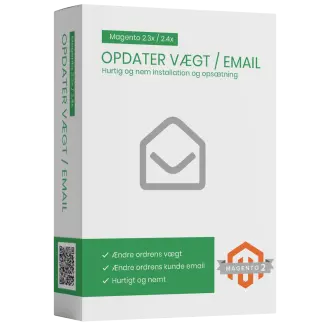 Opdater ordre vægt og kunde email