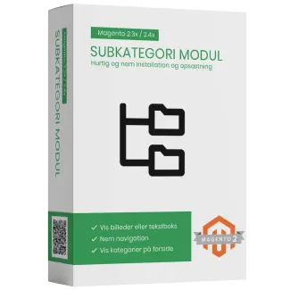 Magento2 subkategori med billeder