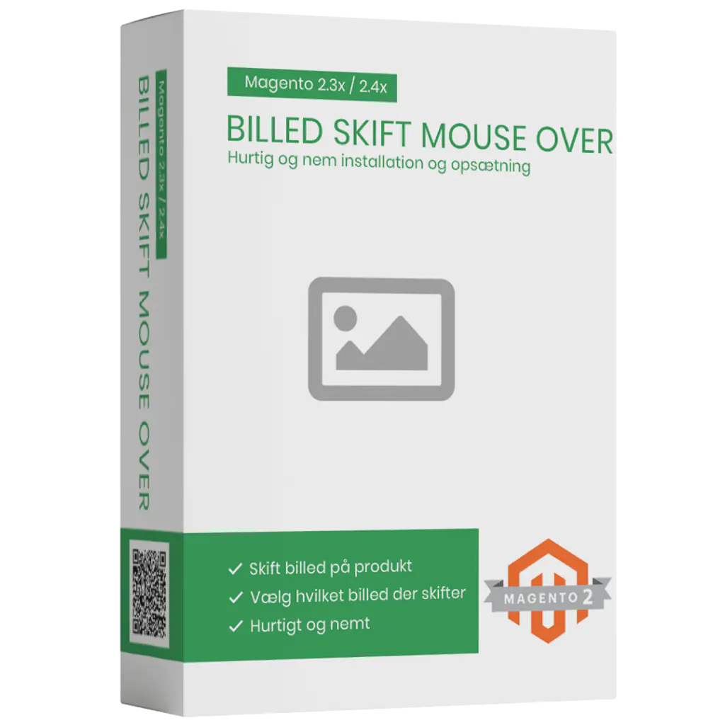 Magento2 billed skift mouse over