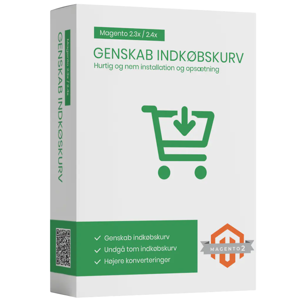 Magento2 genskab indkøbskurv