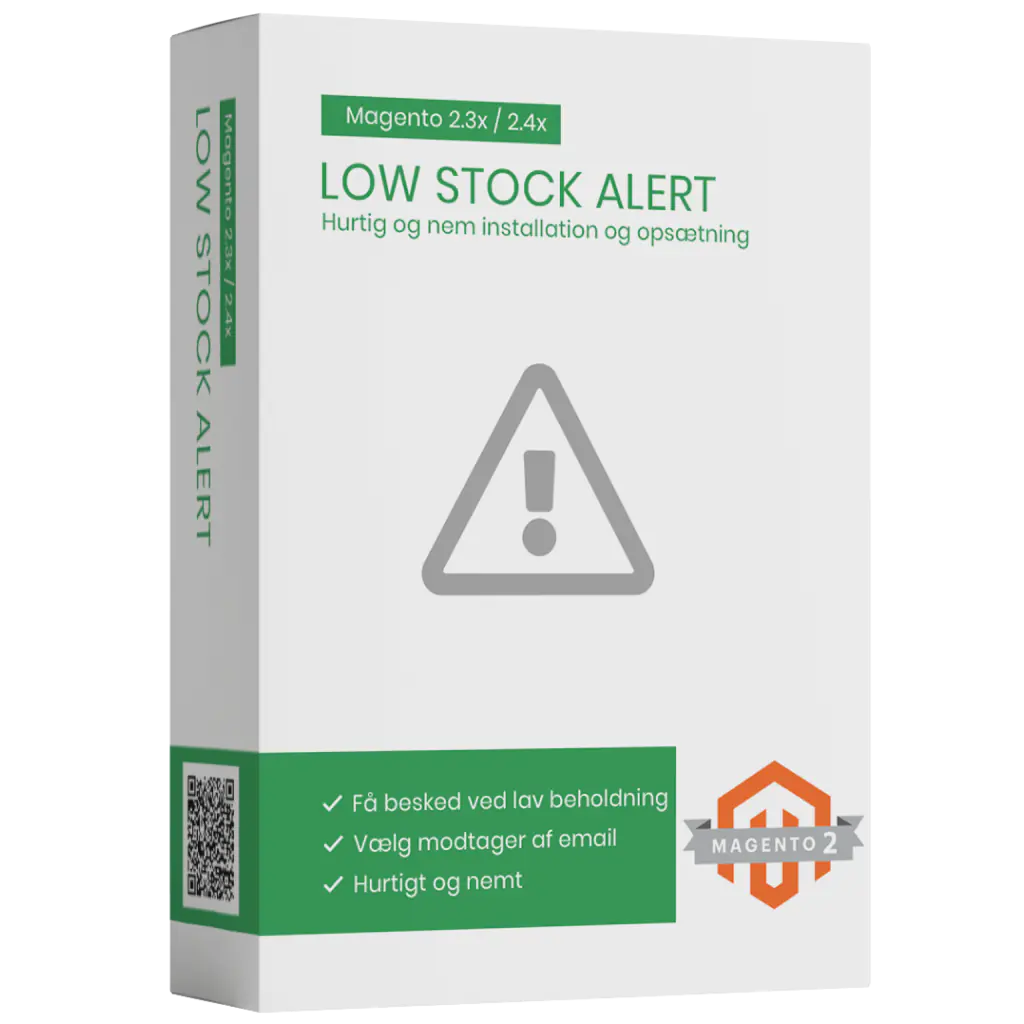 Magento2 low stock email alert