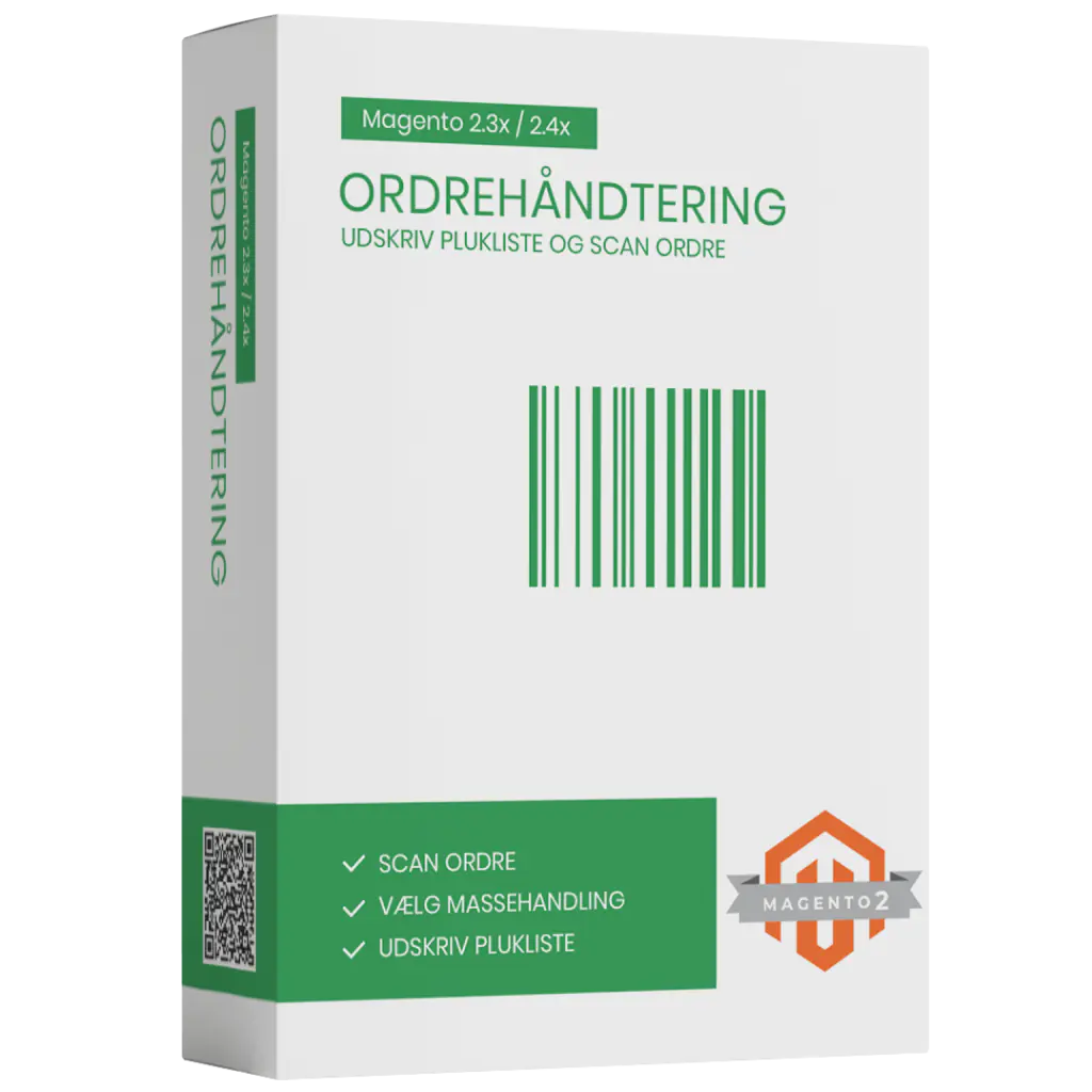 Magento2 ordrehåndtering