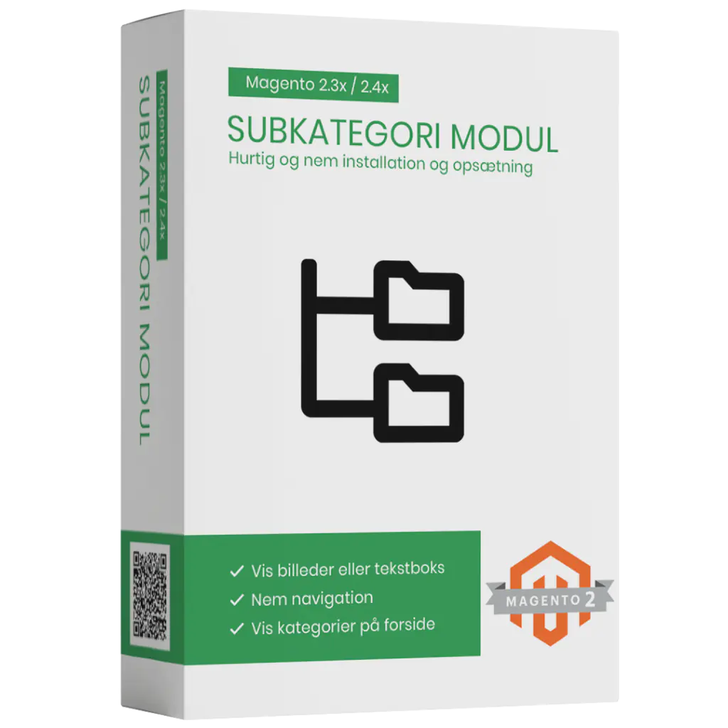 Magento2 subkategori med billeder