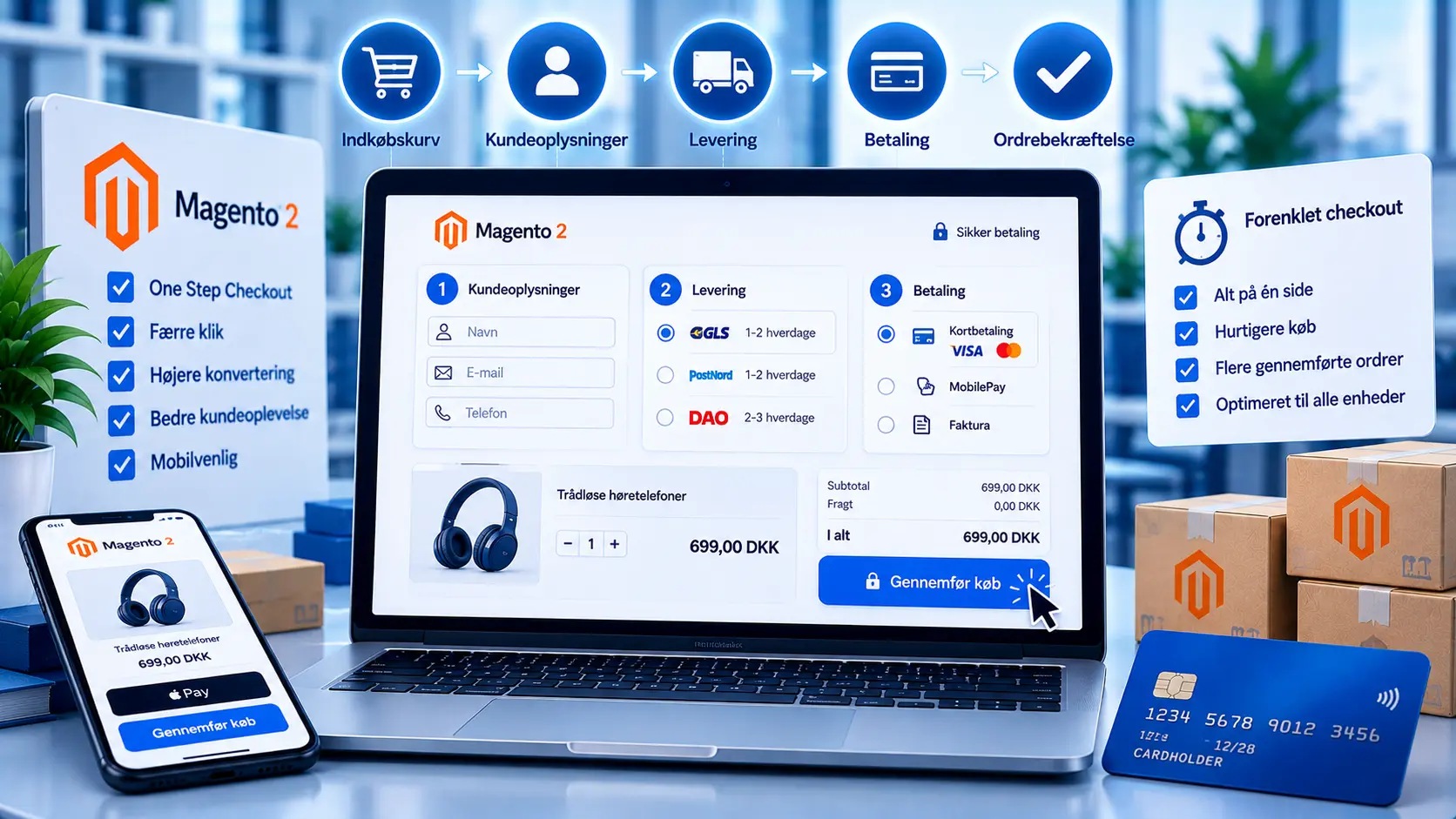 One step checkout i Magento: Firecheckout og en hurtigere checkout
