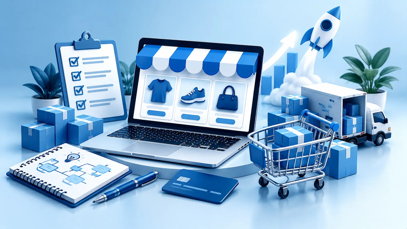 Sådan starter du egen webshop – trin for trin